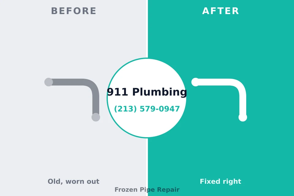 Before and after: plumbing repair Buchanan, GA